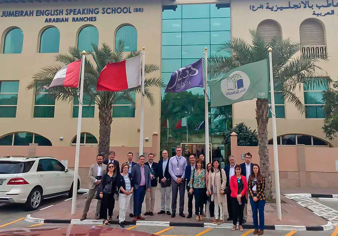 Dubai 3 - Directivos de ACADE visitan centros educativos de Dubái dentro del programa del Club de Excelencia