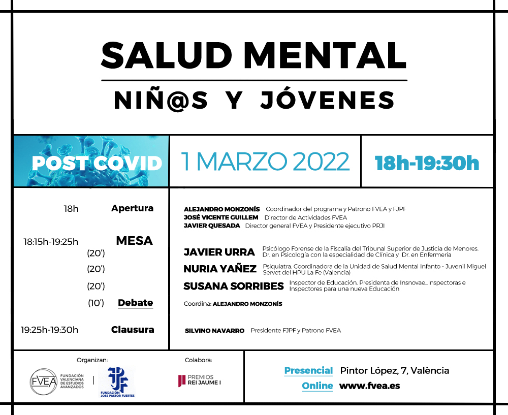 image001 - Puedes asistir online y presencialmente a la Jornada Salud Mental de los Niñ@s y Jóvenes Postcovid