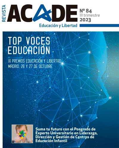 portada revista completa - Nuevo número de la Revista de ACADE: Adéntrate en todo lo que te ofrece Top Voces Educación