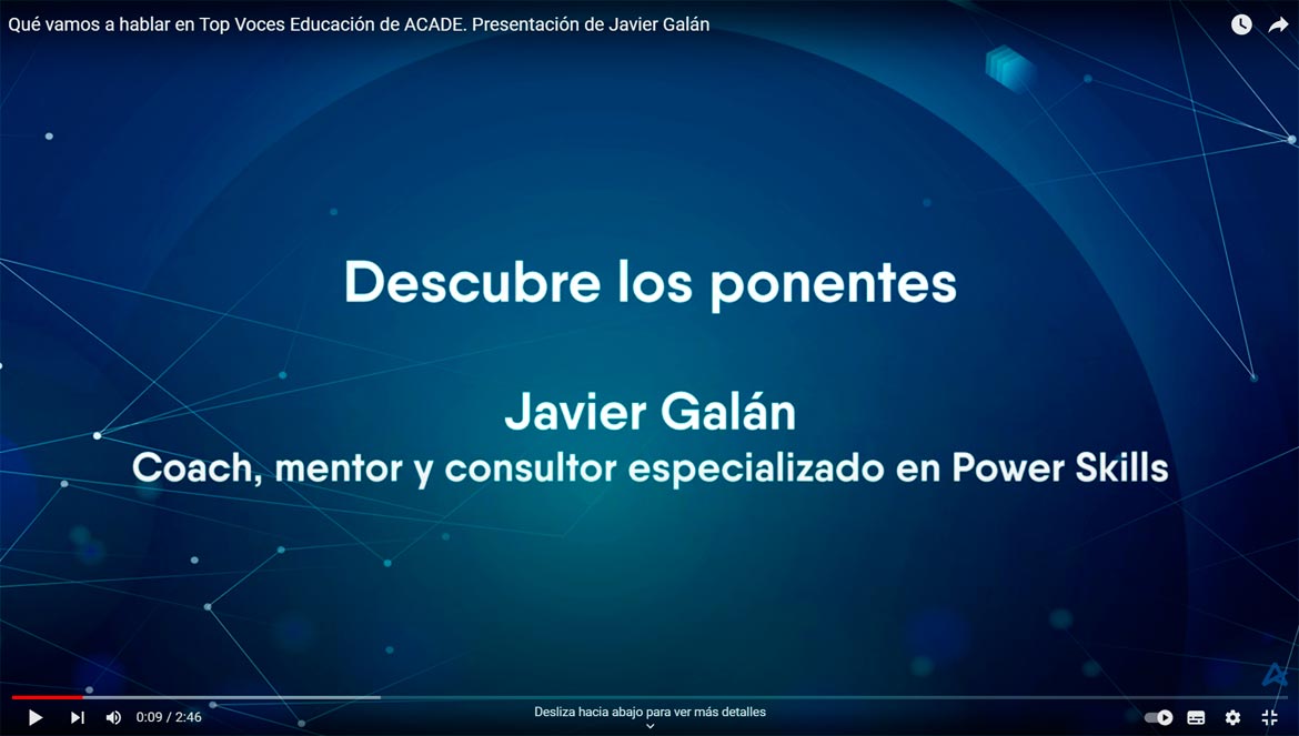 javier galan 2 - Javier Galán avanza de que va a hablar en Top Voces Educación