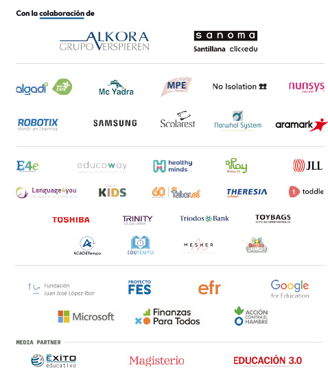 Agradecemos a nuestros patrocinadores e instituciones colaboradoras su apoyo a Top Voces Educación 2026 Agradecemos a nuestros patrocinadores e instituciones colaboradoras su apoyo a Top Voces Educación 2026