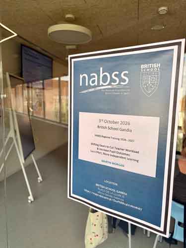 British School Gand&iacute;a acogi&oacute; la primera jornada de formaci&oacute;n regional de NABSS